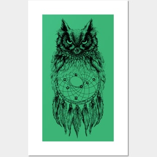 Dreamy Owl Posters and Art